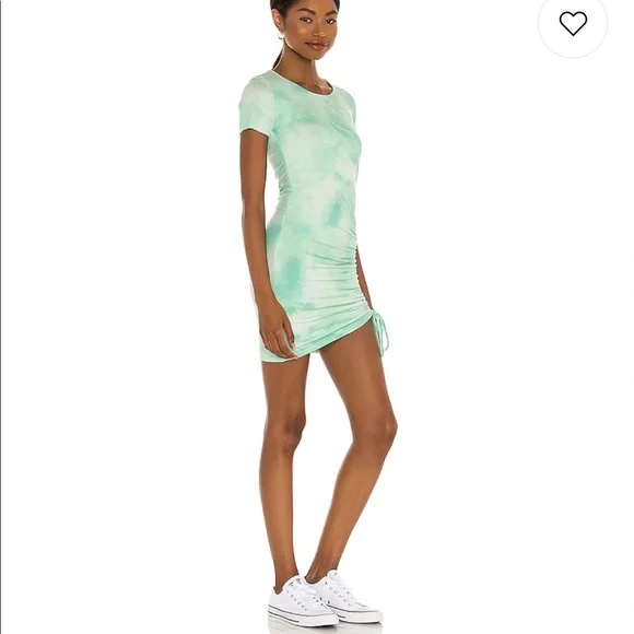 Lovers and friends Elijah Dress in Seafoam Tie Dye - Picture 2 of 13